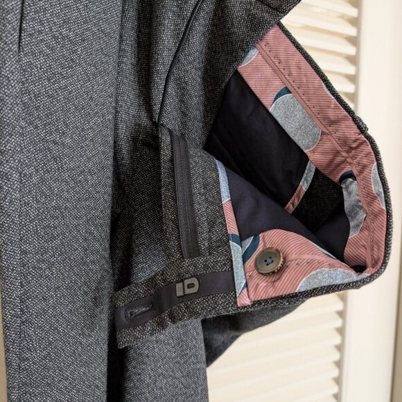 Ted Baker London Beektro Men's Slim Fit Dress Pants Charcoal 30 x 34 NWT - Picture 6 of 13